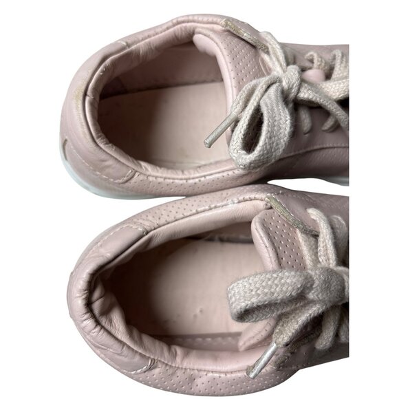 Greats Brooklyn The Royal Sneakers Size 8.5‎ Blush Perforated Shoes Leather Pink - Picture 6 of 10